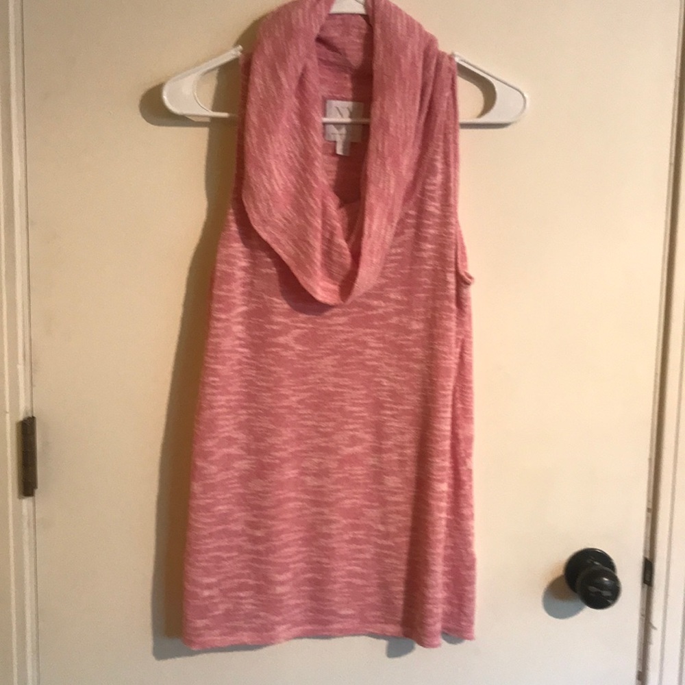 NYC Skeeveless Cowl Neck Blouse